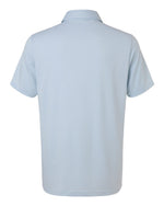 Men's Performance Textured Polo - White/ Crystal Sky