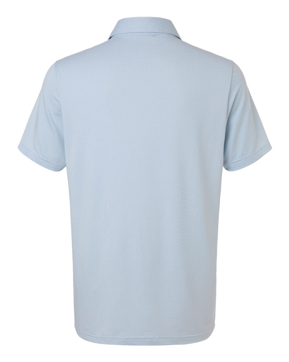 Men's Performance Textured Polo - White/ Crystal Sky