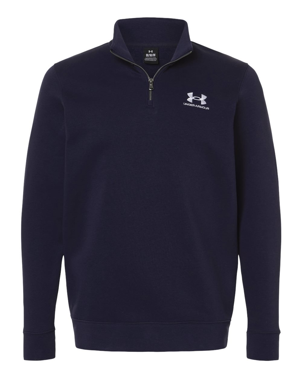 Men's Icon Fleece Quarter-Zip Pullover - Midnight Navy/ White 