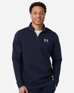 Men's Icon Fleece Quarter-Zip Pullover - Midnight Navy/ White 