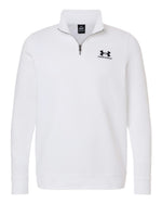 Men's Icon Fleece Quarter-Zip Pullover - White/ Black