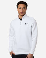 Men's Icon Fleece Quarter-Zip Pullover - White/ Black