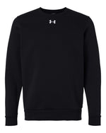 Men's Team Icon Fleece Crew - Black/ White