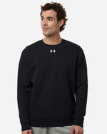 Men's Team Icon Fleece Crew - Black/ White
