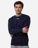Men's Team Icon Fleece Crew - Midnight Navy/ White 