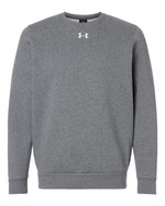 Men's Team Icon Fleece Crew - Pitch Grey Medium Heather/ White