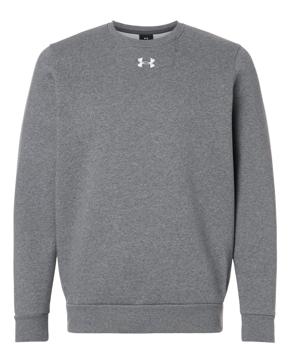 Men's Team Icon Fleece Crew - Pitch Grey Medium Heather/ White