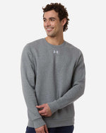 Men's Team Icon Fleece Crew - Pitch Grey Medium Heather/ White