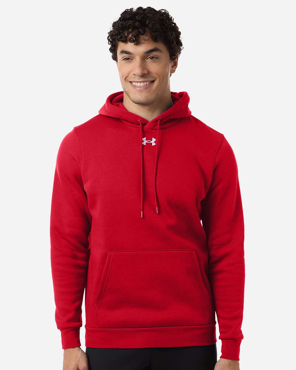 Men's Team Icon Fleece Hooded Sweatshirt - Red/ White