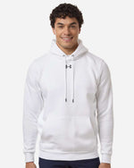 Men's Team Icon Fleece Hooded Sweatshirt - White/ Pitch Grey Medium Heather