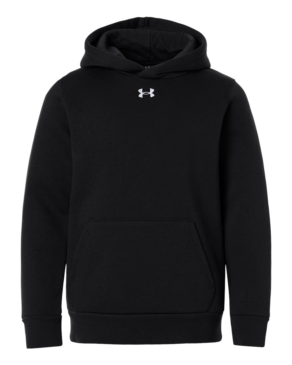 Youth Team Icon Fleece Hooded Sweatshirt - Black/ White