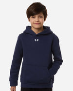 Youth Team Icon Fleece Hooded Sweatshirt - Midnight Navy/ White 