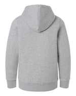 Youth Team Icon Fleece Hooded Sweatshirt - Mod Grey Light Heather/ White