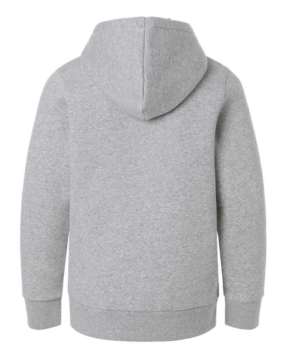 Youth Team Icon Fleece Hooded Sweatshirt - Mod Grey Light Heather/ White