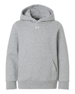 Youth Team Icon Fleece Hooded Sweatshirt - Mod Grey Light Heather/ White