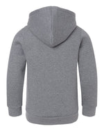 Youth Team Icon Fleece Hooded Sweatshirt - Pitch Grey Medium Heather/ White