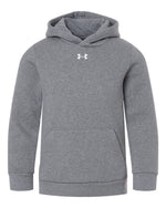 Youth Team Icon Fleece Hooded Sweatshirt - Pitch Grey Medium Heather/ White
