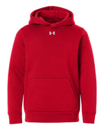 Youth Team Icon Fleece Hooded Sweatshirt - Red/ White