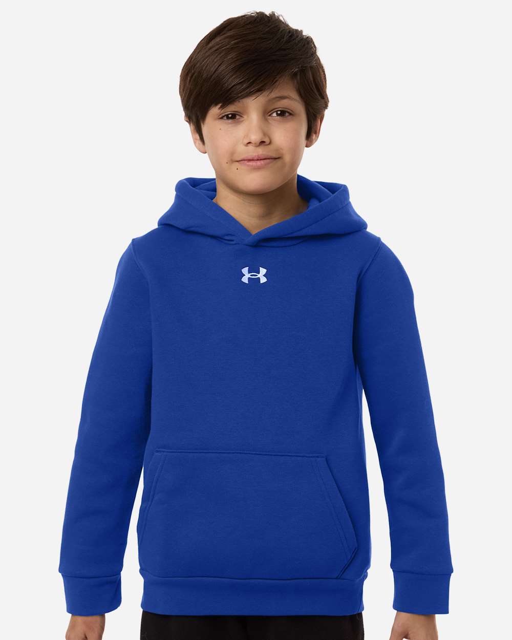 Youth Team Icon Fleece Hooded Sweatshirt - Royal/ White