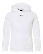 Youth Team Icon Fleece Hooded Sweatshirt - White/ Pitch Grey Medium Heather