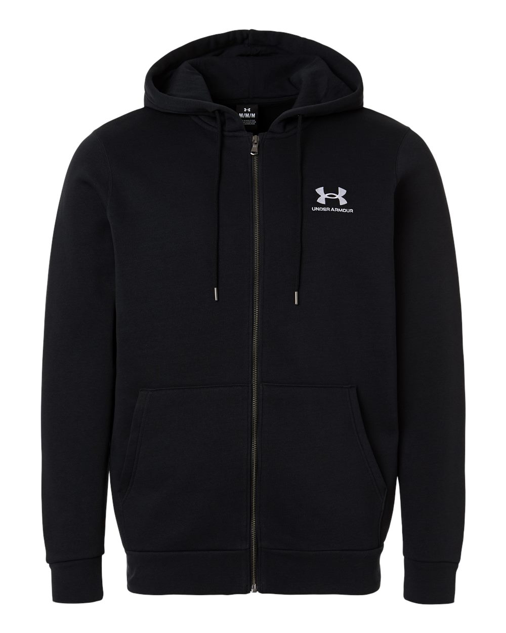 Men's Icon Fleece Hooded Full-Zip - Black/ White