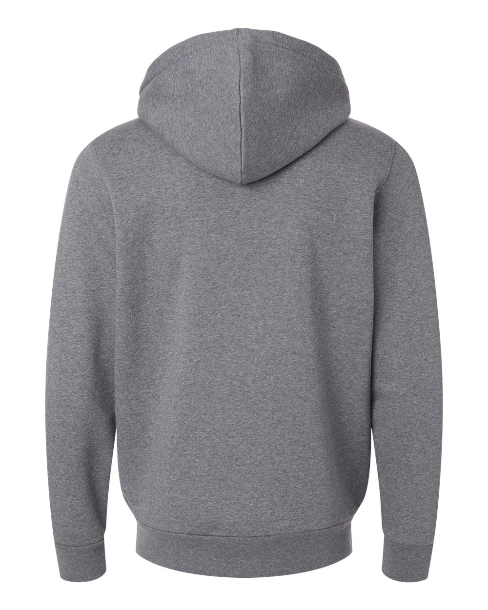 Men's Icon Fleece Hooded Full-Zip - Pitch Grey Medium Heather/ White