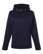 Women's Armour Fleece Pro Hooded Sweatshirt - Midnight Navy/ White