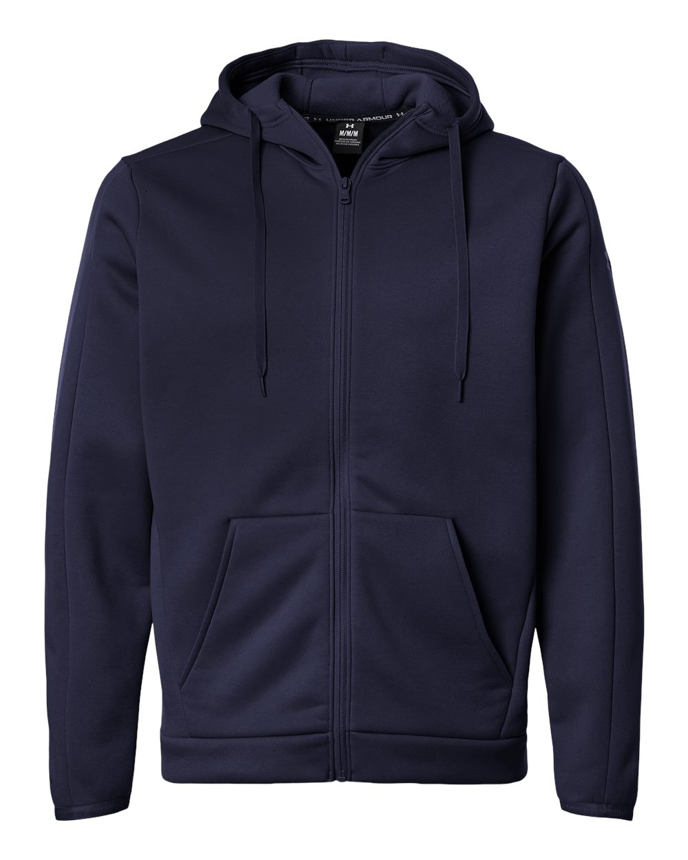Men's Armour Fleece Pro Hooded Full-Zip - Midnight Navy/ White