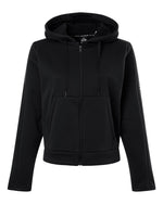 Women's Armour Fleece Pro Hooded Full-Zip - Black/ White
