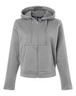 Women's Armour Fleece Pro Hooded Full-Zip - Mod Grey/ White