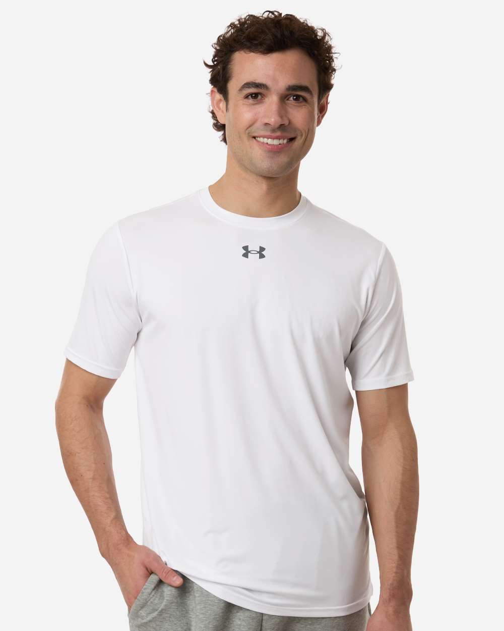 Men's Team Vanish T-Shirt - White/ Pitch Grey