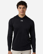 Men's Team Vanish Hooded Long Sleeve T-Shirt - Black/ White
