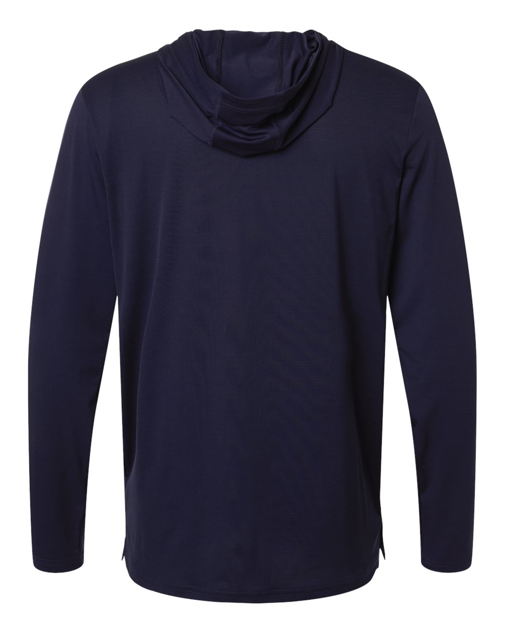 Men's Team Vanish Hooded Long Sleeve T-Shirt - Midnight Navy/ White