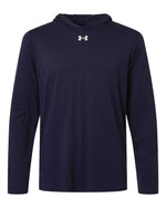 Men's Team Vanish Hooded Long Sleeve T-Shirt - Midnight Navy/ White