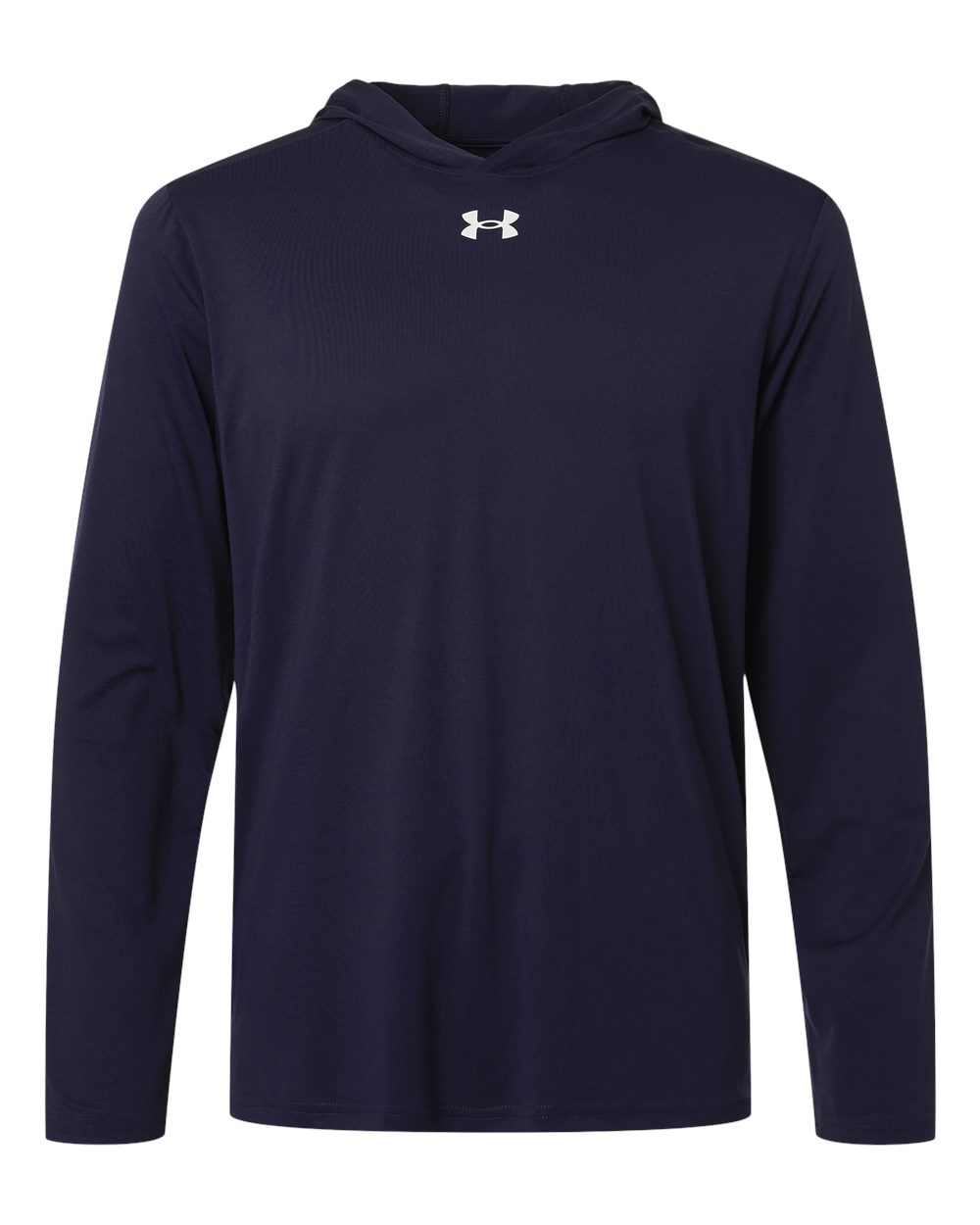 Men's Team Vanish Hooded Long Sleeve T-Shirt - Midnight Navy/ White