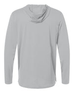Men's Team Vanish Hooded Long Sleeve T-Shirt - Mod Grey/ White