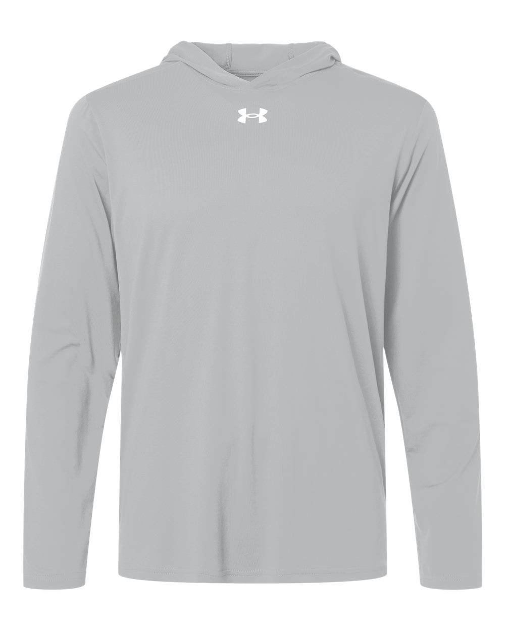 Men's Team Vanish Hooded Long Sleeve T-Shirt - Mod Grey/ White