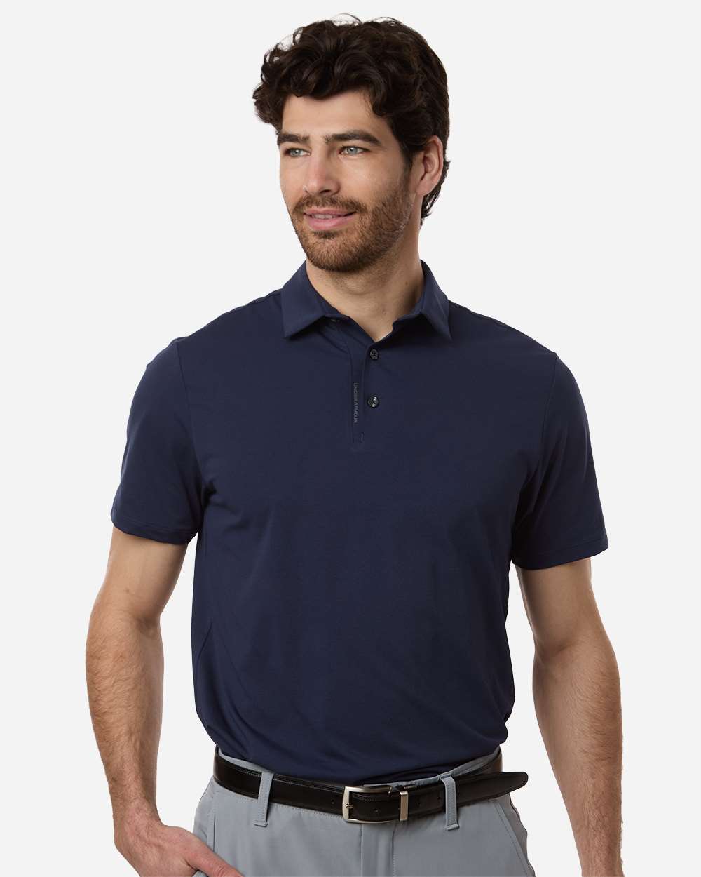 Men's Drive Bonded Polo - Midnight Navy/ Castlerock