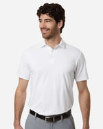 Men's Drive Bonded Polo - White/ Halo Grey