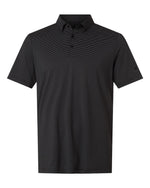 Men's Ultimate365 Pencil Stripe Climacool Polo - Carbon/ Black