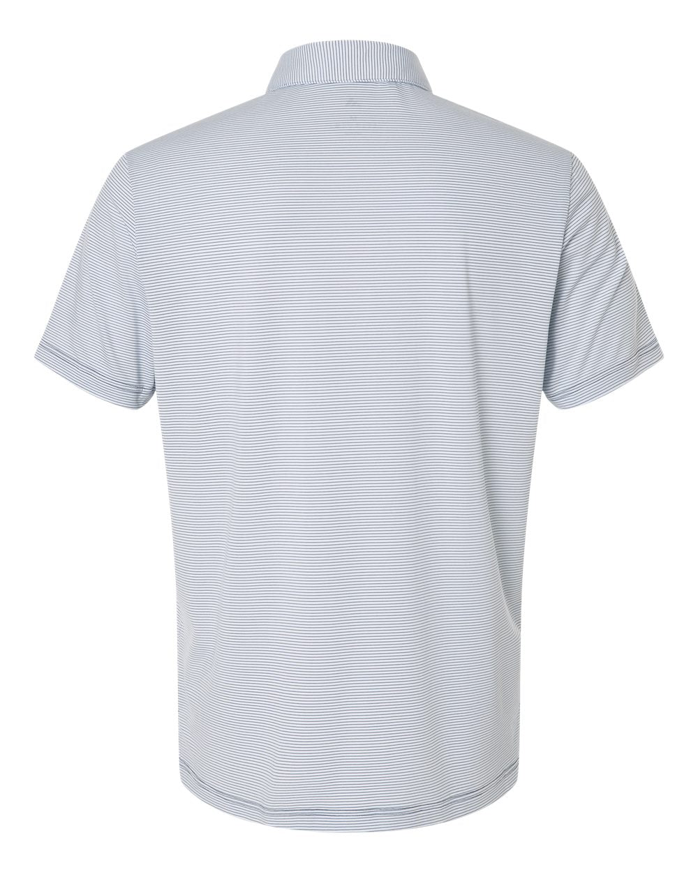 Men's Ultimate365 Pencil Stripe Climacool Polo - White/ Collegiate Navy