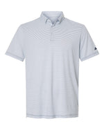 Men's Ultimate365 Pencil Stripe Climacool Polo - White/ Collegiate Navy