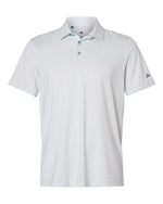 Men's Ultimate365 Pencil Stripe Climacool Polo - White/ Wonder Sage