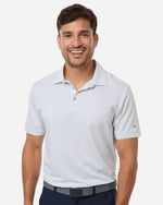 Men's Ultimate365 Pencil Stripe Climacool Polo - White/ Wonder Sage