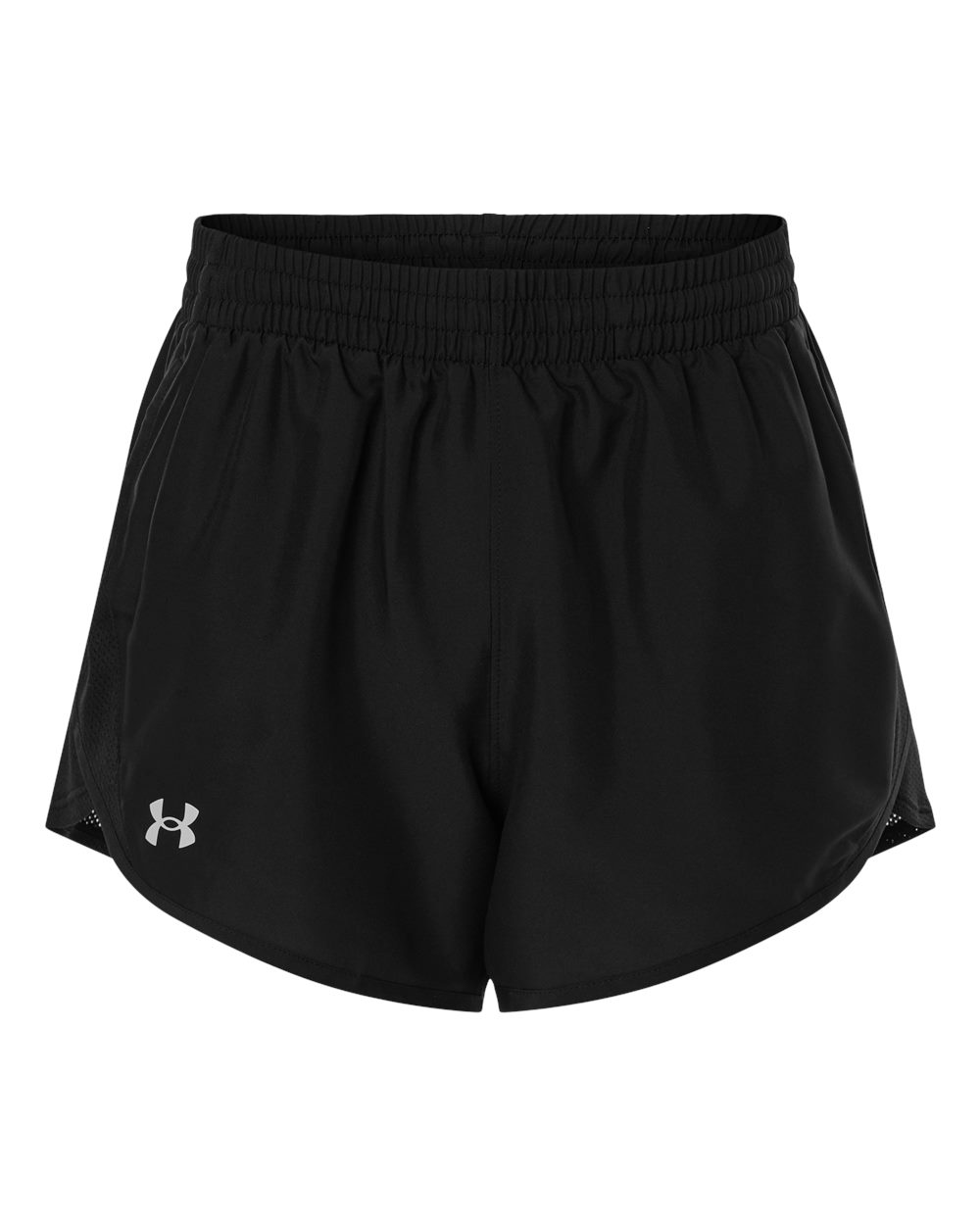 Women's Fly-By Unlined 3" Short - Black/ Black/ White