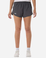 Women's Fly-By Unlined 3" Short - Castlerock/ Castlerock/ White