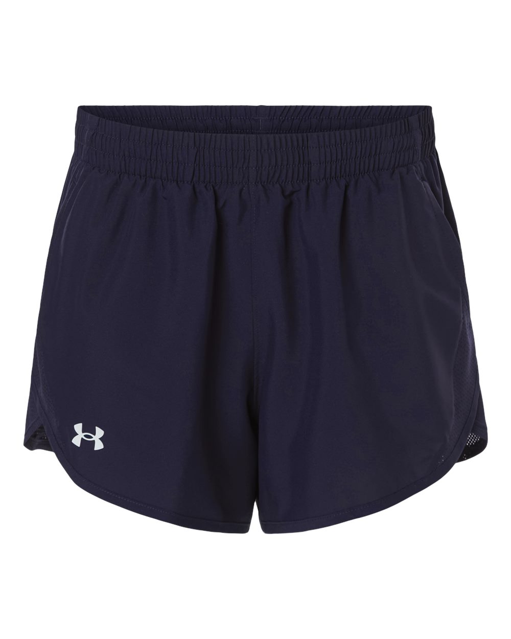 Women's Fly-By Unlined 3" Short - Midnight Navy/ Midnight Navy/ White