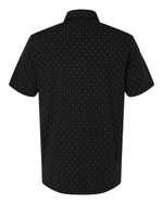 Men's Ultimate365 Micro Print Polo - Black