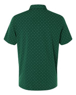 Men's Ultimate365 Micro Print Polo - Collegiate Green