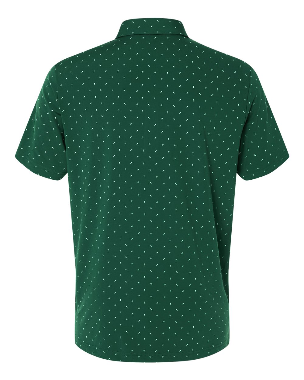 Men's Ultimate365 Micro Print Polo - Collegiate Green
